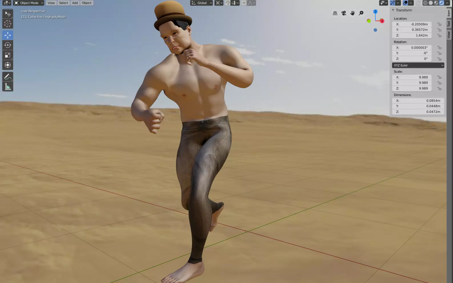 Street Thug 3D model