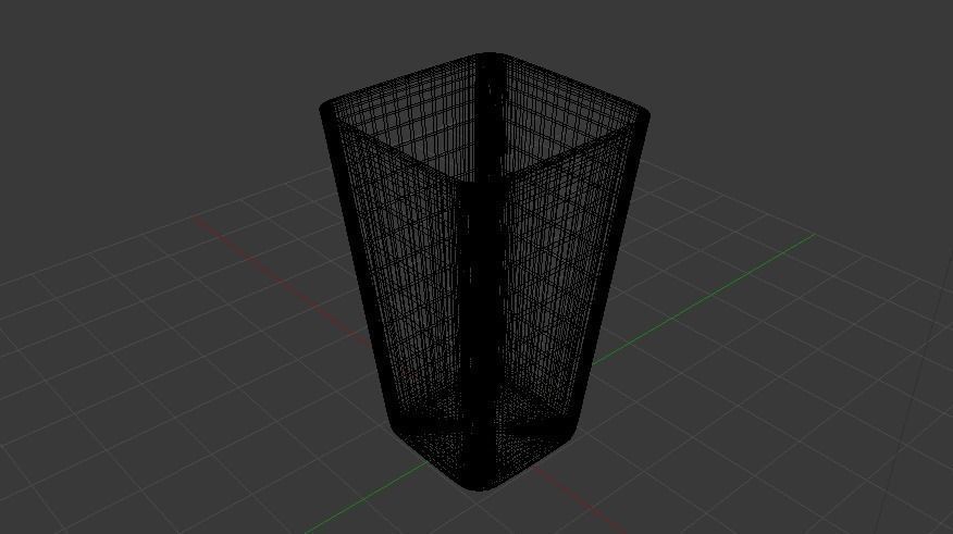 Simple Cup Low-poly 3D model_4