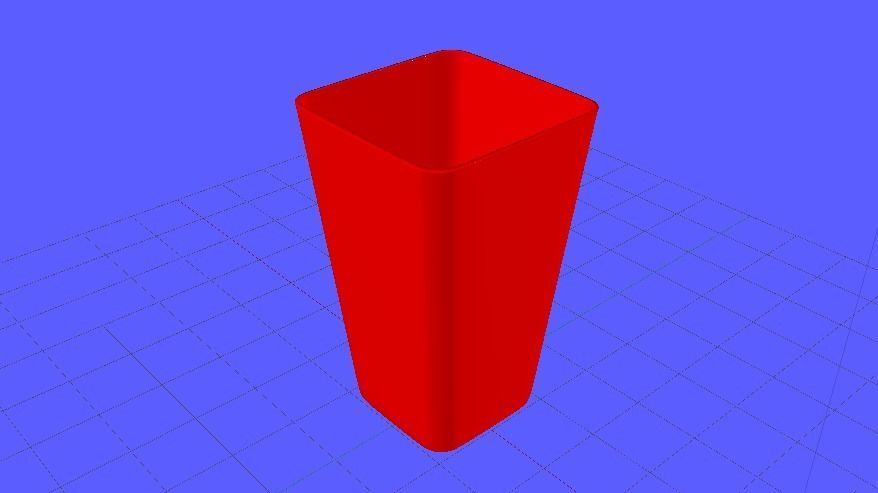 Simple Cup Low-poly 3D model_2
