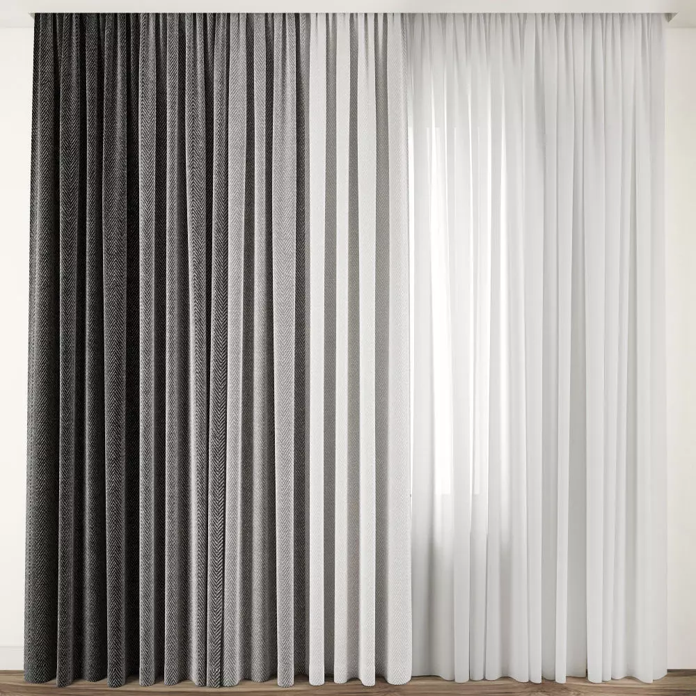 Curtain 88 3D model_0