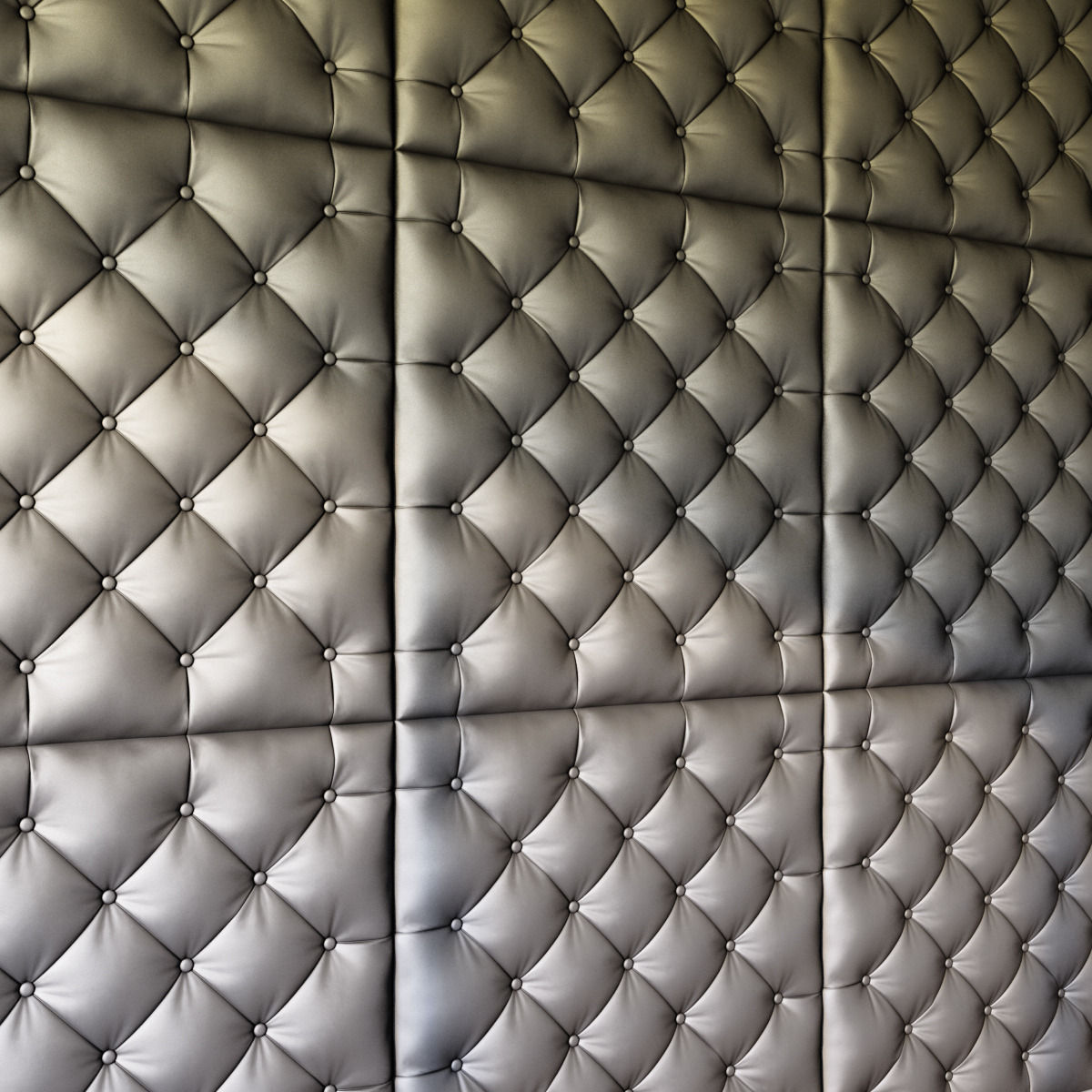 Decorative wall panel gray 3D model_2