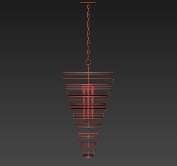 Ambrosia Chandelier 3D model_1
