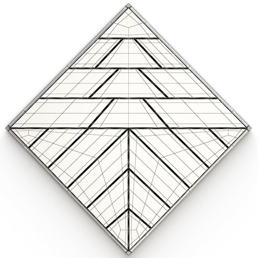 Geometric Ethnic Wall Decoration 2 3D model_4