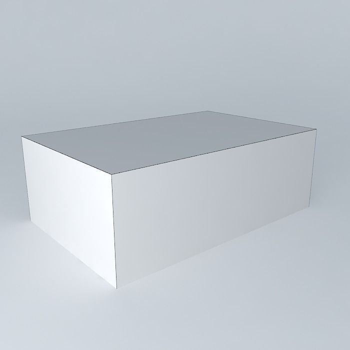 Concrete blcok free 3D model | CGTrader