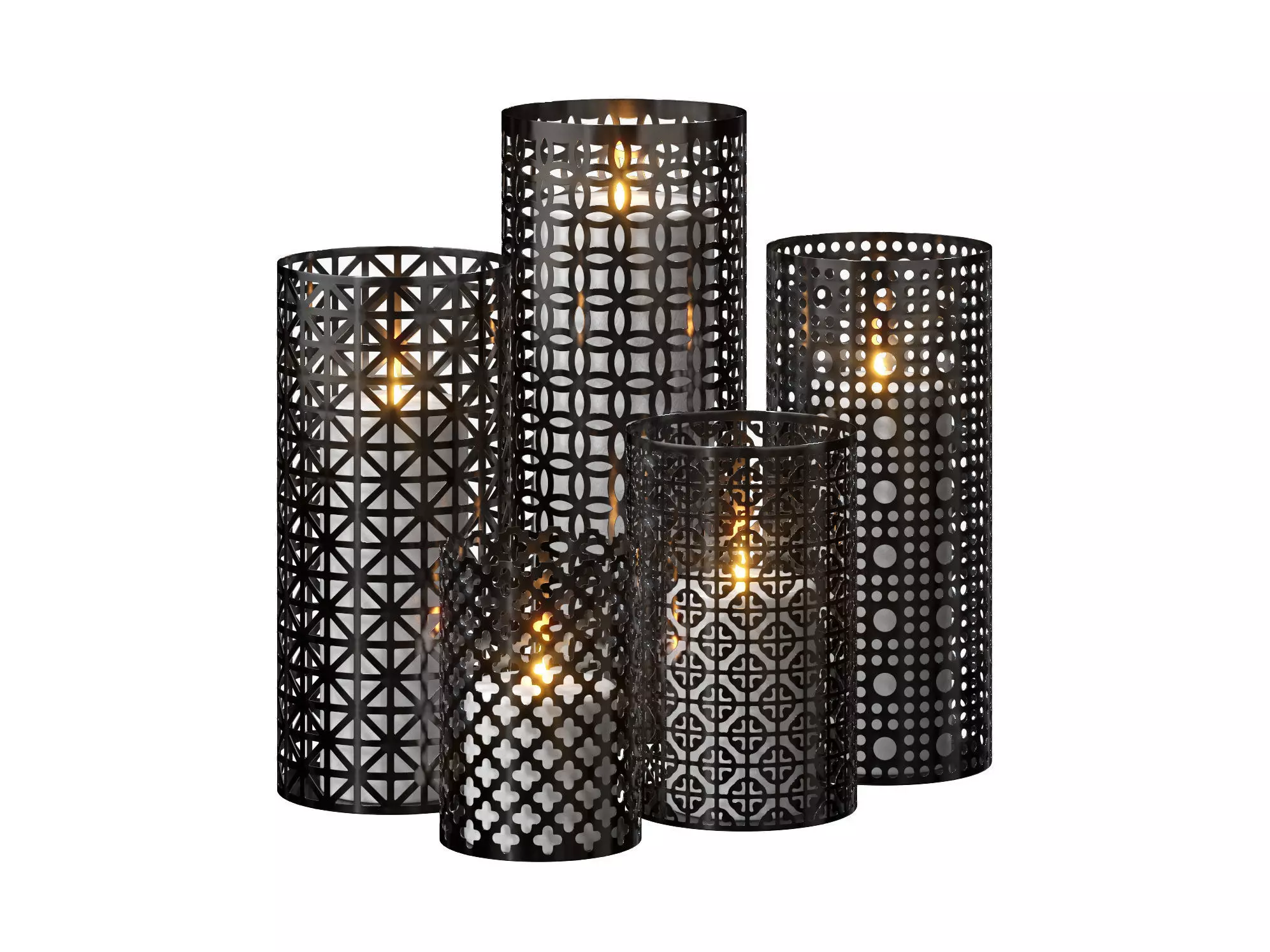 Moroccan Lanterns 3D model_0