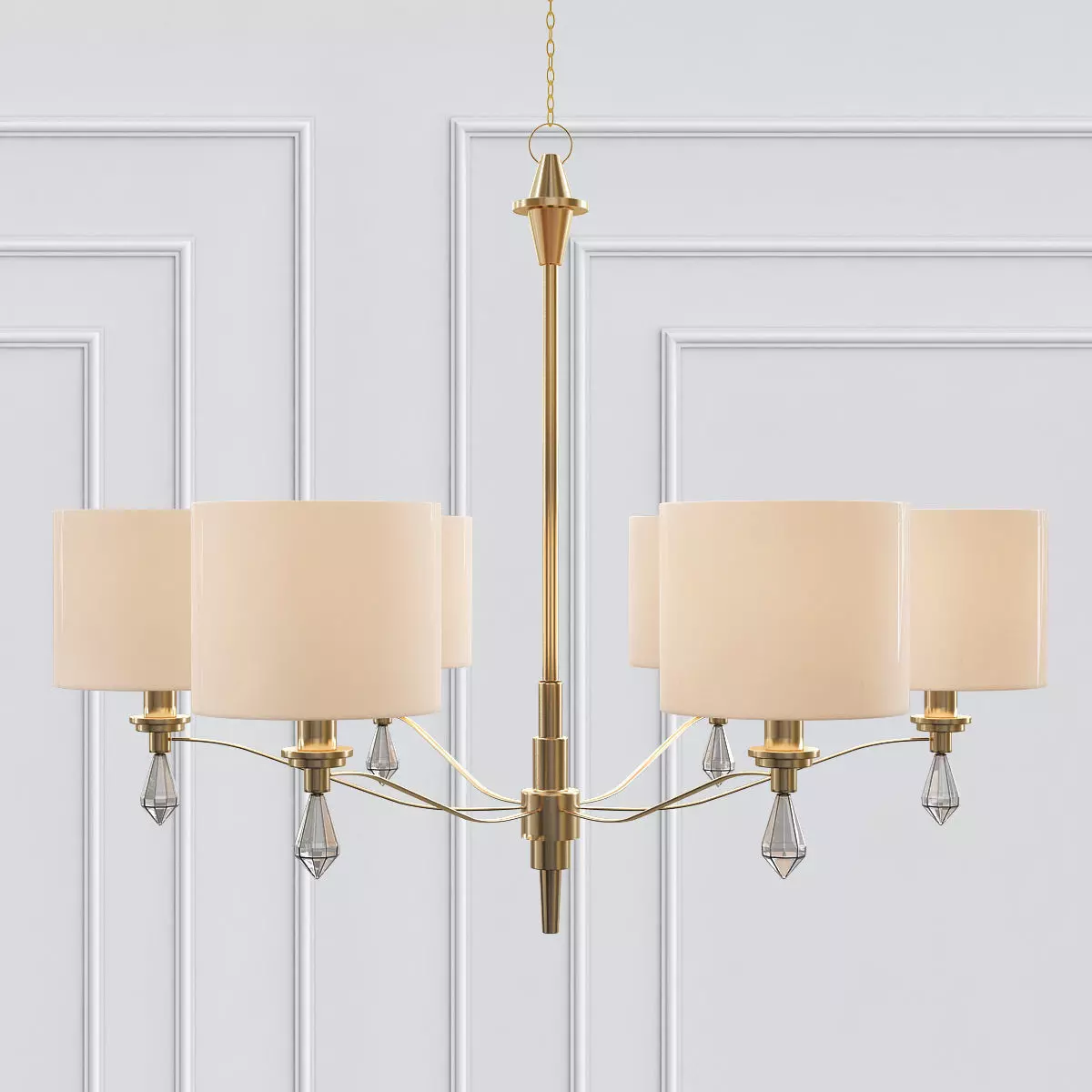 Bonnington Chandelier 3D model_0