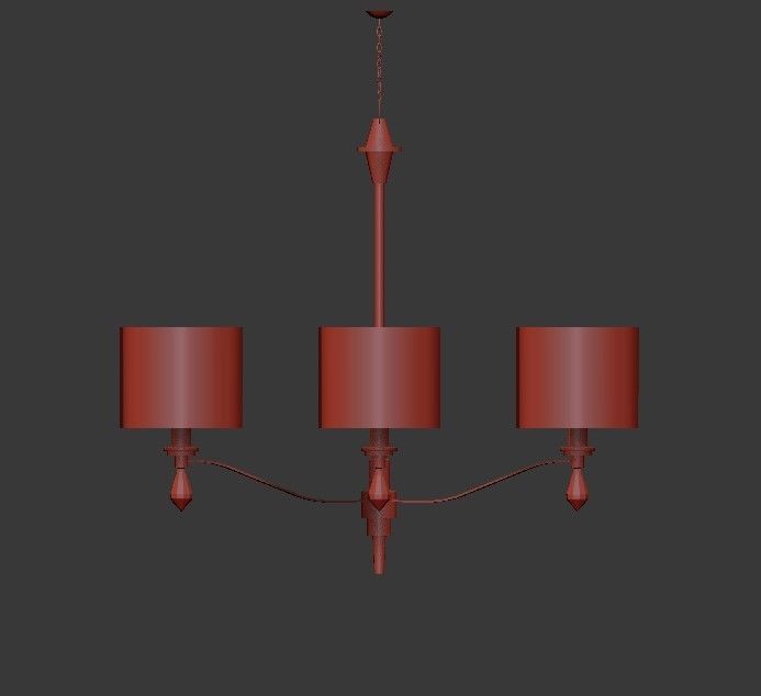 Bonnington Chandelier 3D model_1