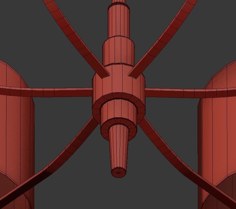 Bonnington Chandelier 3D model_6