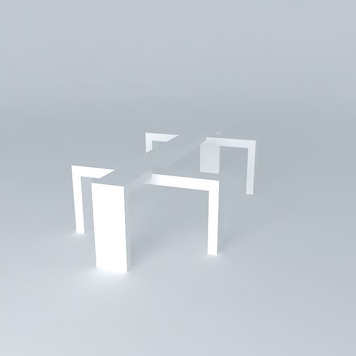 Skinny bar table Free 3D model_1