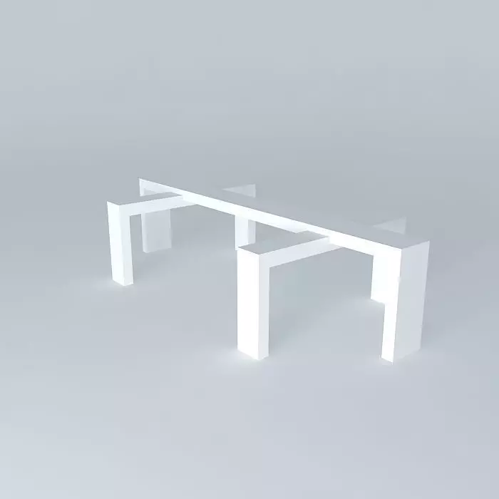 Skinny bar table Free 3D model_0