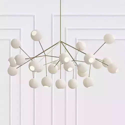 Unique Snow Crystal Illuminated Sculpture