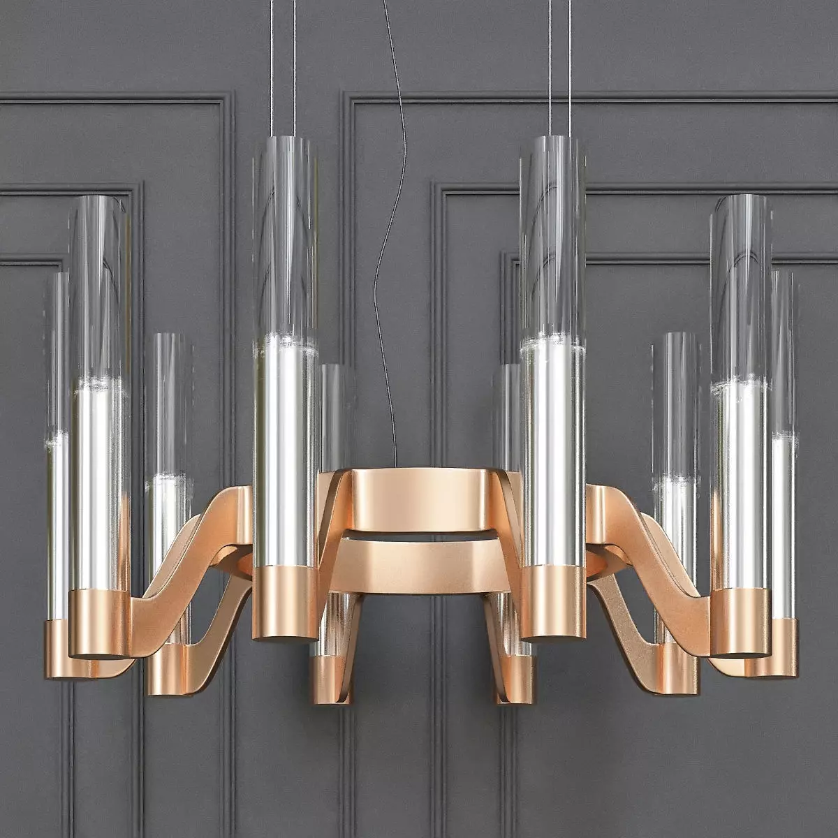 Flex Chandelier 3D model_0
