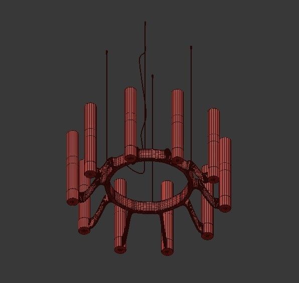 Flex Chandelier 3D model_3