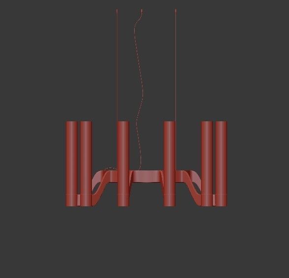 Flex Chandelier 3D model_1