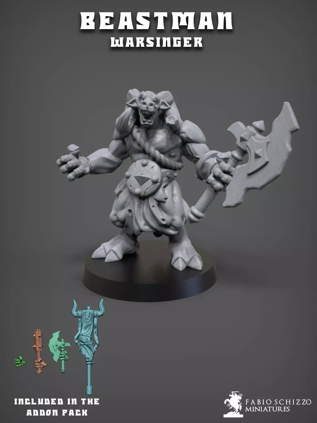Beaastmen Warsinger 3D print model_0