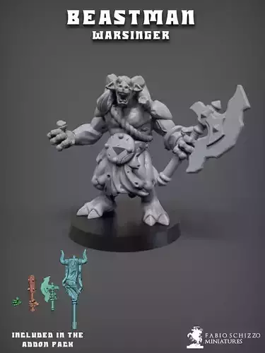 Beaastmen Warsinger 3D print model