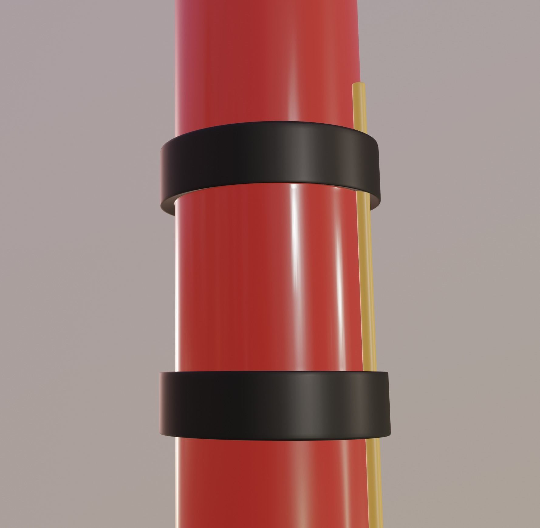 Firework Rocket 3D model_4