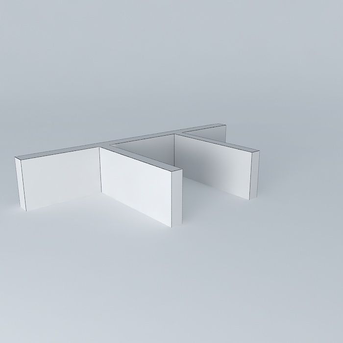 Internal drawer divider Free 3D model_3