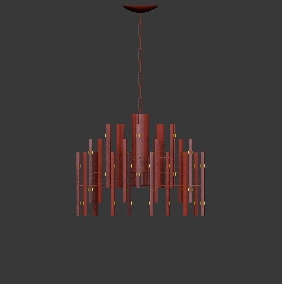 Stunning Artistic Chandelier 3D model_1