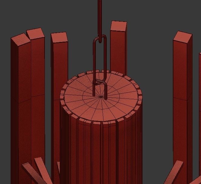 Stunning Artistic Chandelier 3D model_6