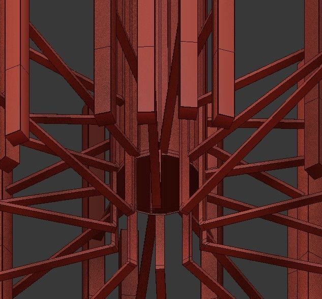 Stunning Artistic Chandelier 3D model_5