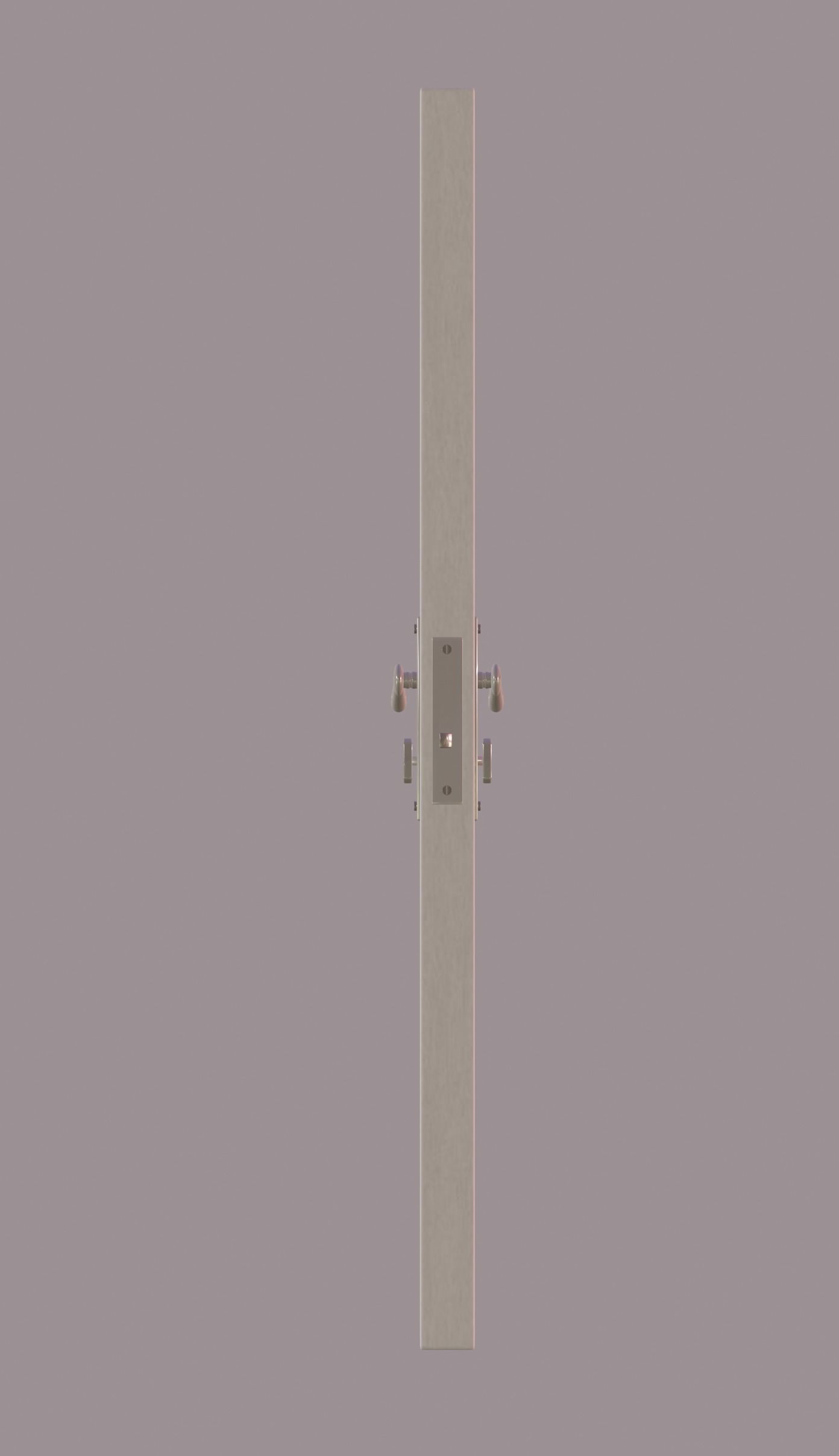 White Door 3D model_2