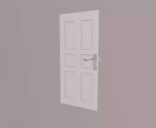 White Door 3D model