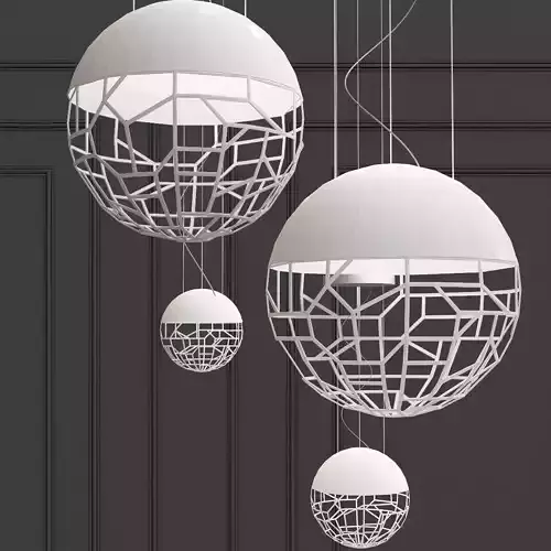 Engineering White Ball Modern Pendant Light