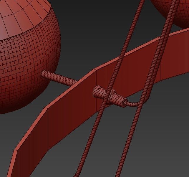 Impressive Italian Chandelier 3D model_6