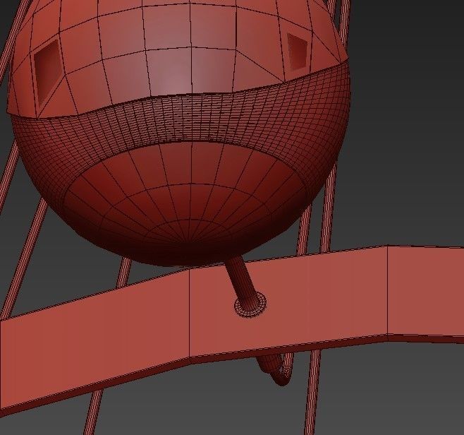 Impressive Italian Chandelier 3D model_1