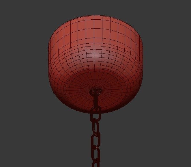 Arya 25 Light Satin Gold Chandelier 3D model_4