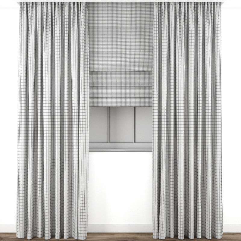 Curtain 99 3D model_5