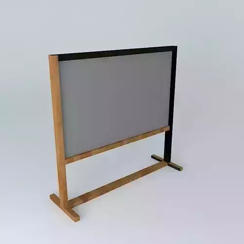 Black board Free 3D model