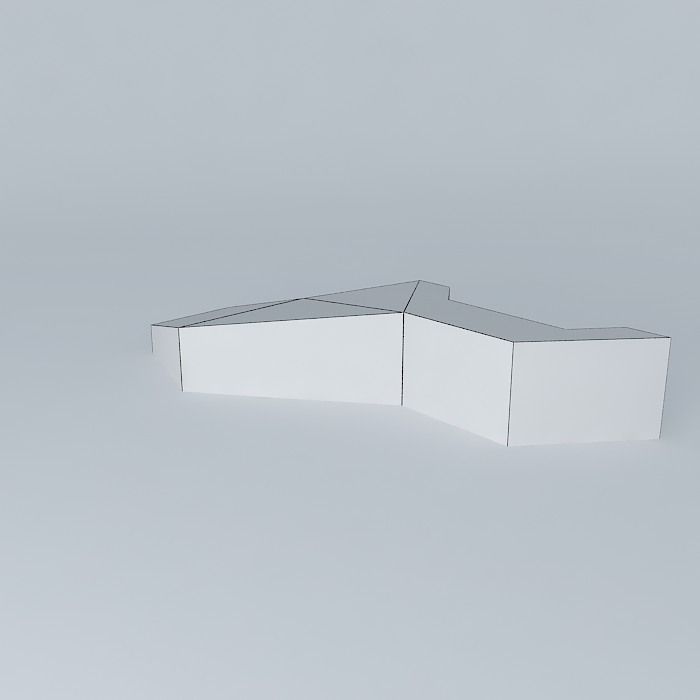 Irregular shaped counter Free 3D model_4