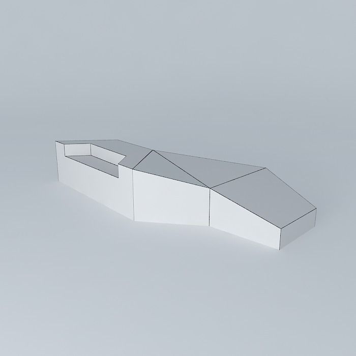 Irregular shaped counter Free 3D model_3