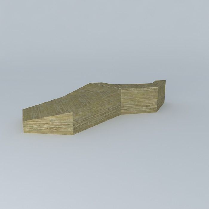 Irregular shaped counter Free 3D model_2