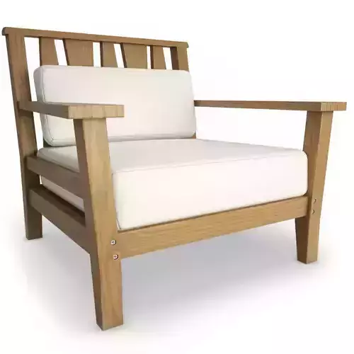 York Wooden Armchair Outdoor Unopiu