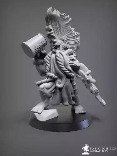 Wild Dwarf 3D print model