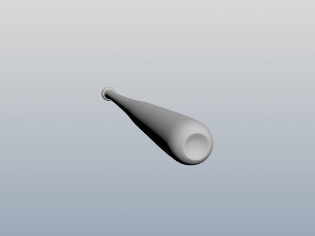 baseball bat 3D model_3