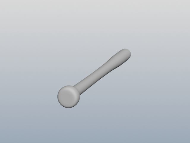 baseball bat 3D model_2