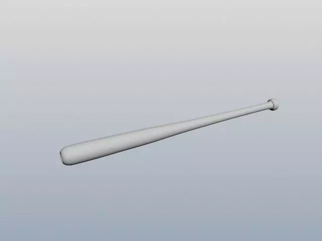 baseball bat 3D model_0