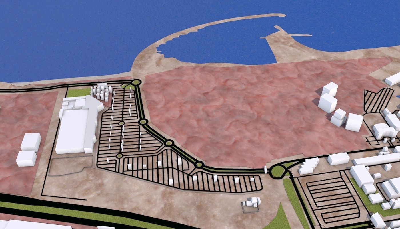 Algiers City Low-poly 3D model_16
