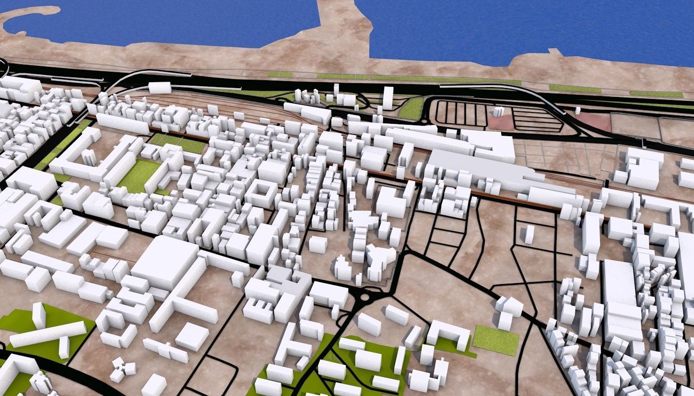 Algiers City Low-poly 3D model_20