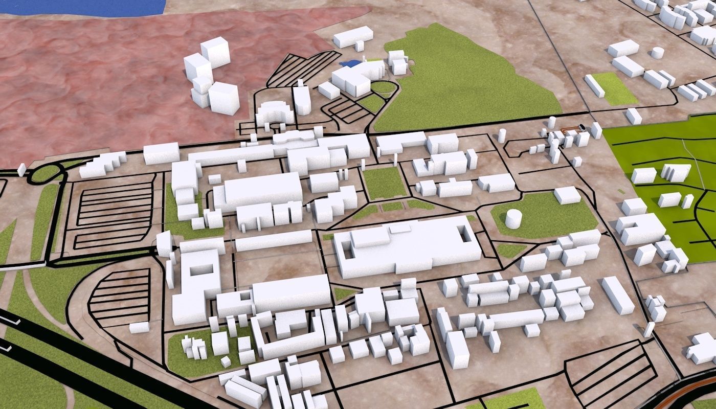 Algiers City Low-poly 3D model_11
