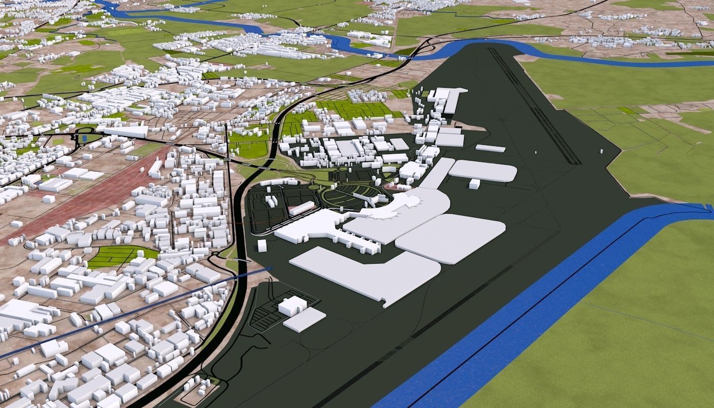 Algiers City Low-poly 3D model_29