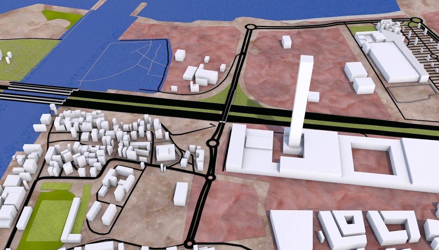 Algiers City Low-poly 3D model_17