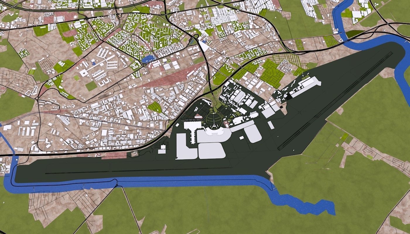 Algiers City Low-poly 3D model_28