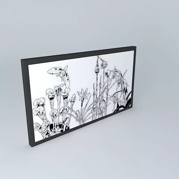 Kuroda artwork Free 3D model