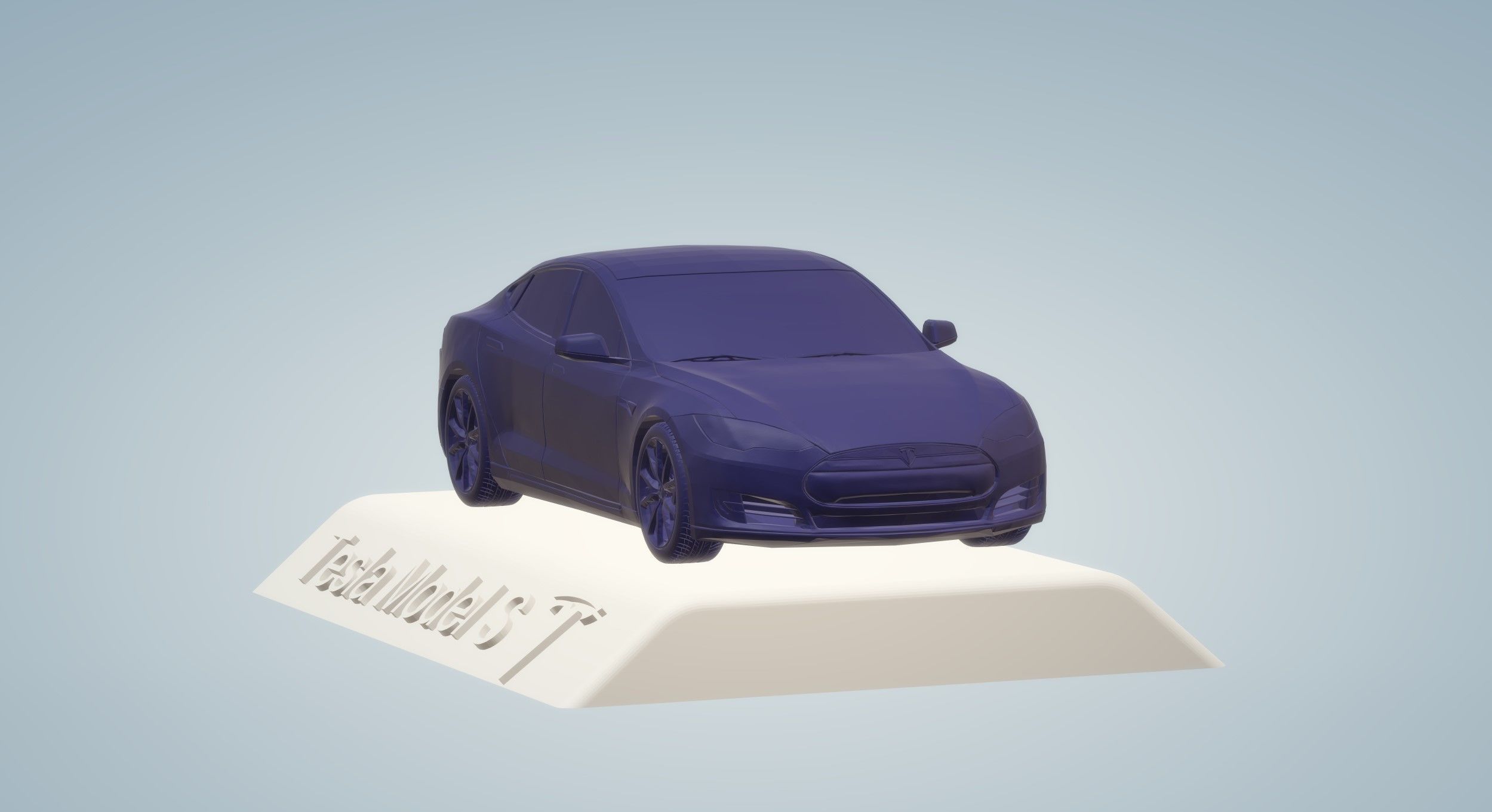 TESLA MODEL S CAR 3D PRINTING STL FILE 3D print model_2