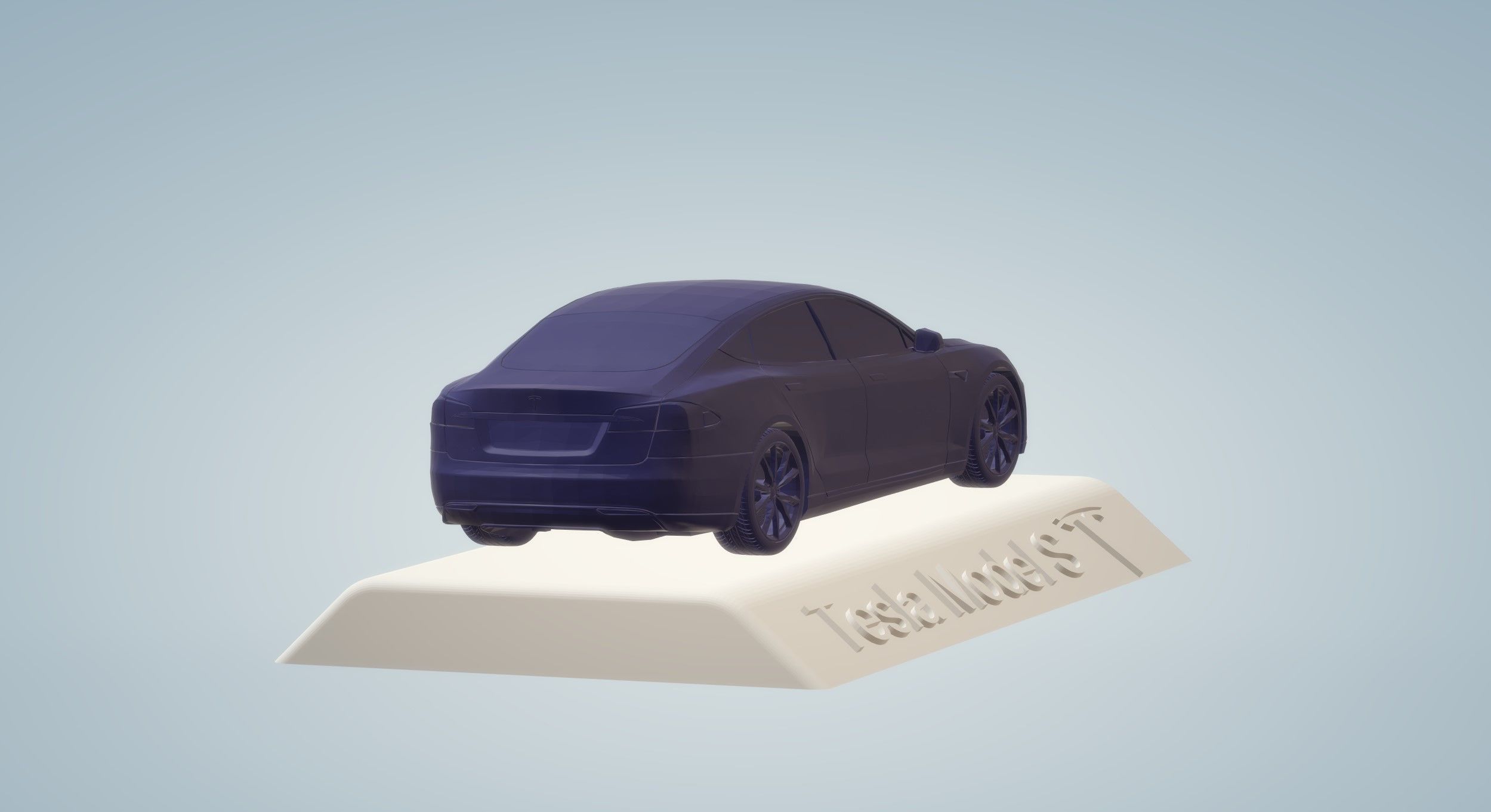 TESLA MODEL S CAR 3D PRINTING STL FILE 3D print model_3